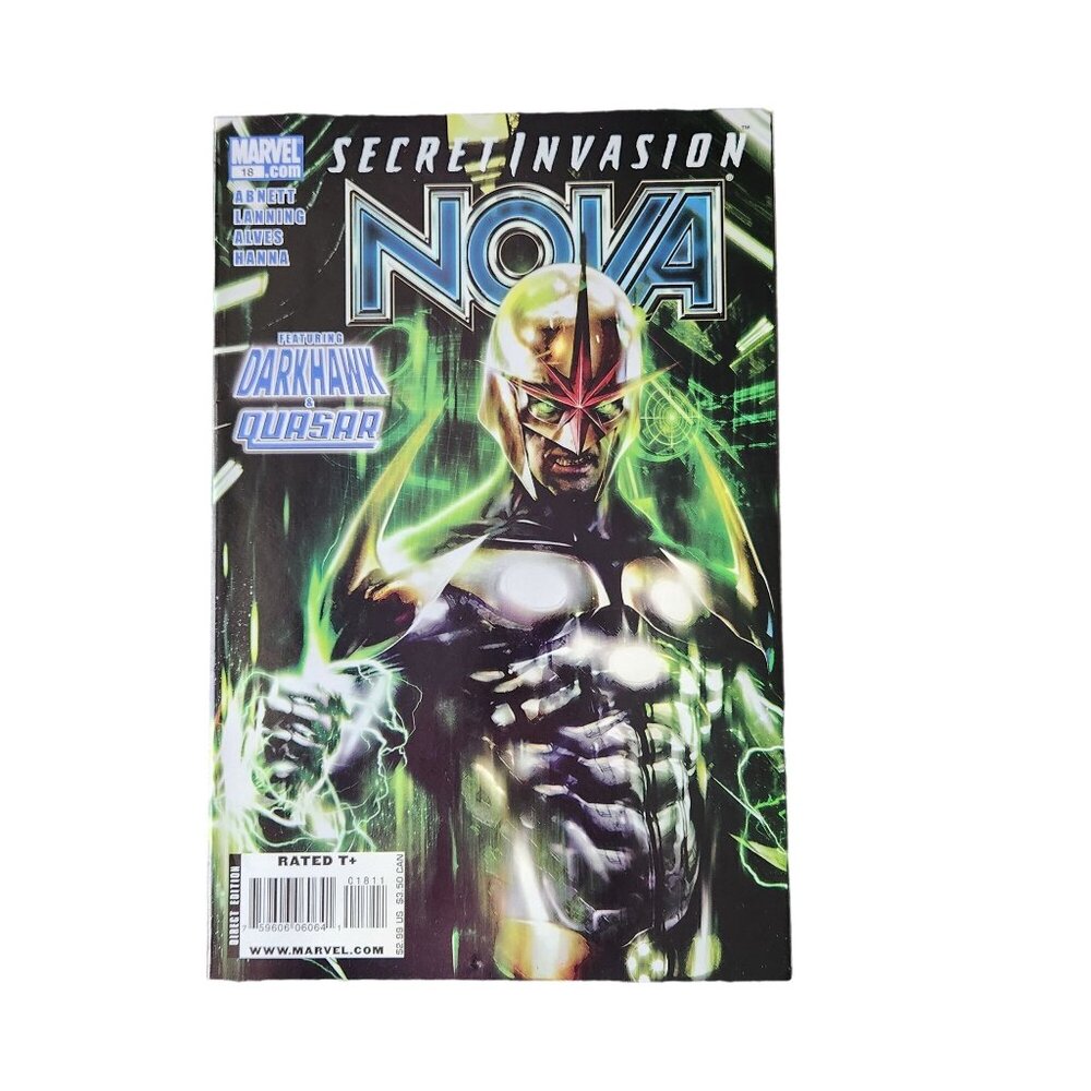 Marvel Secret Invasion Nova #18 2008 Comic Book Collector Bagged Boarded